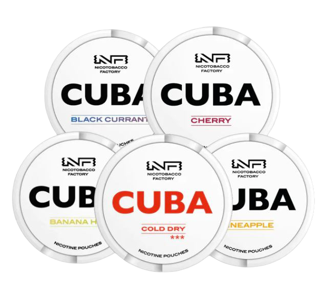 5 x Cuba White Mixpack Killa Snus