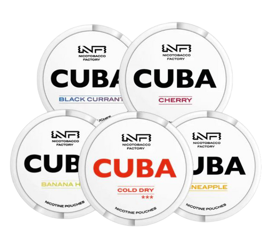 5 x Cuba White Mixpack Killa Snus