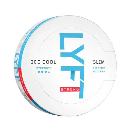 Lyft Ice Cool Mint Strong Slim is strong all white Nicotine Pouches that are very popular on the market right now! 