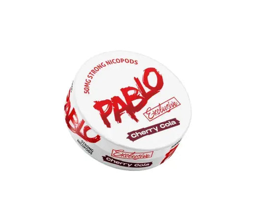 PABLO EXCLUSIVE 50MG CHERRY COLA. This product combines a rich cherry cola taste with a potent 50mg strength, delivering a unique and satisfying experience.