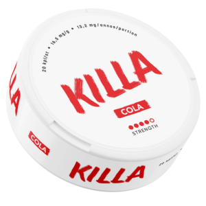 Killa Nicotine Pouches - Tobacco-free snus, extra strong nicotine pouches (16mg). Best price in UK, UAE, EU