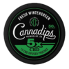 Cannadips - Spezia Americana 50mg CBD - Tobacco-free snus, extra strong nicotine pouches (16mg). Best price in UK, UAE, EU