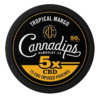 Cannadips - Menta naturale 50mg CBD - Tobacco-free snus, extra strong nicotine pouches (16mg). Best price in UK, UAE, EU